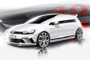 Volkswagen Golf GTi Clubsport Sketches 2015 года